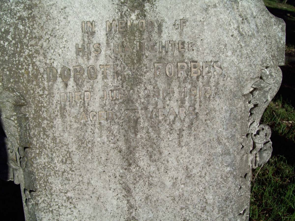 FORBES Dorothy -1913