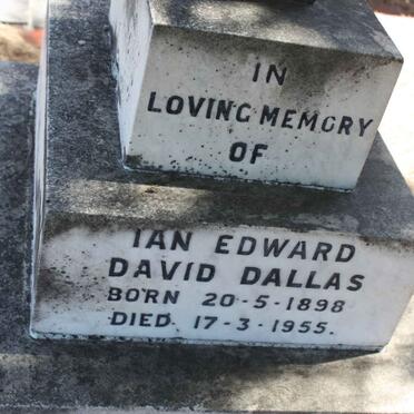 DALLAS Ian Edward David 1898-1955