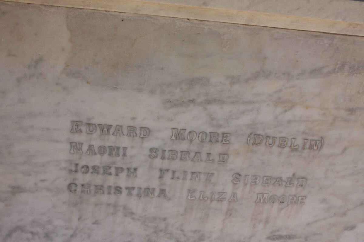 MOORE Edward :: SIBBALD Naomi :: SIBBALD Joseph Flint :: MOORE Christina Eliza