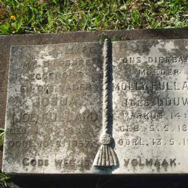 FULLARD Josua 1862-1957 &amp; Molly LOUW 1884-1968