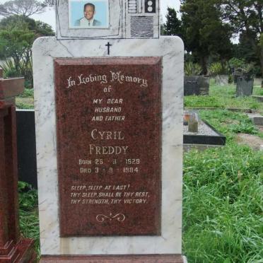 FREDDY Cyril 1929-1984