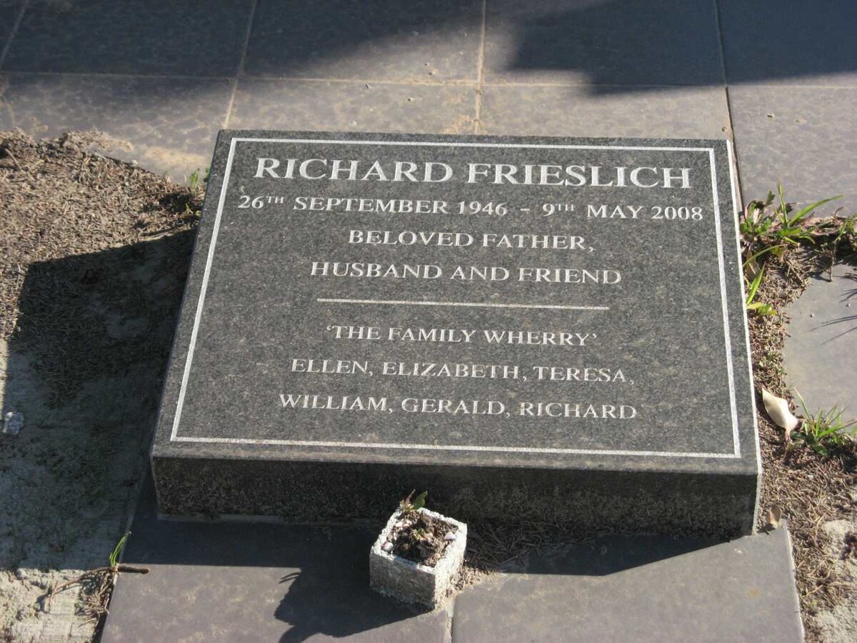 FRIESLICH Richard 1946-2008
