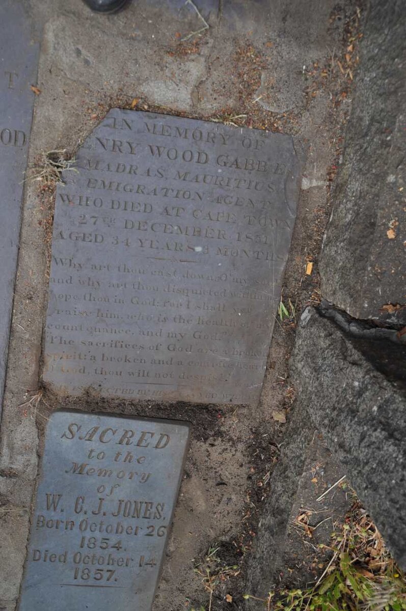 GABB Henry Wood -1851 :: JONES W.C.J. 1854-1857