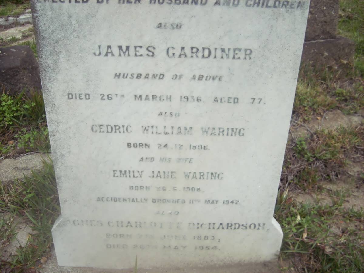 GARDINER James -1936