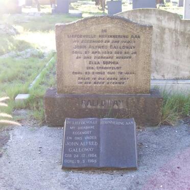 GALLOWAY John Alfred -1953 &amp; Ella Sophia STRONFELDT -1962 :: GALLOWAY John Alfred 1904-1965