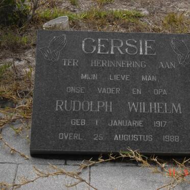 GERSIE Rudolph Wilhelm 1917-1988