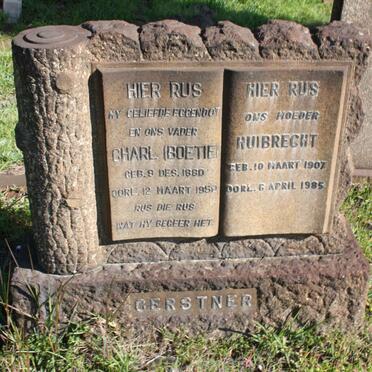 GERSTNER Charl 1880-1950 &amp; Huibrecht 1907-1985