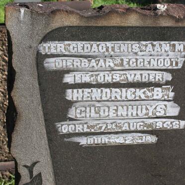 GILDENHUYS Hendrick B. -1946