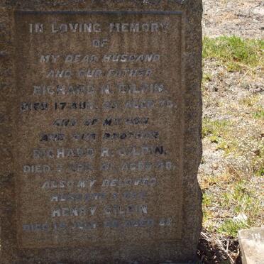 GILPIN Richard N. -1929 :: GILPIN Richard H. -1941 :: GILPIN Henry -1952