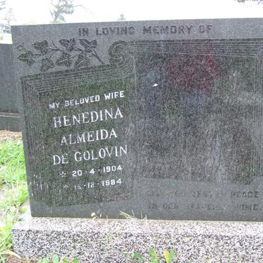 GOLOVIN Henedina Almeida, de 1904-1984