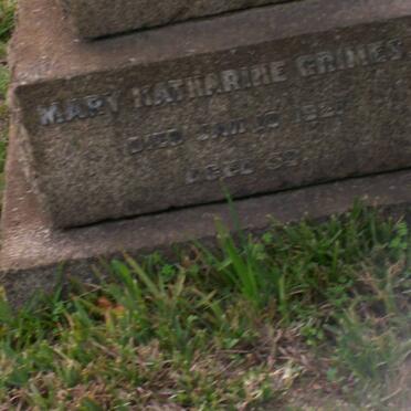 GRIMES Mary Katharine -1921