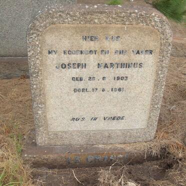 GRANGE Joseph Marthinus, Le 1903-1961