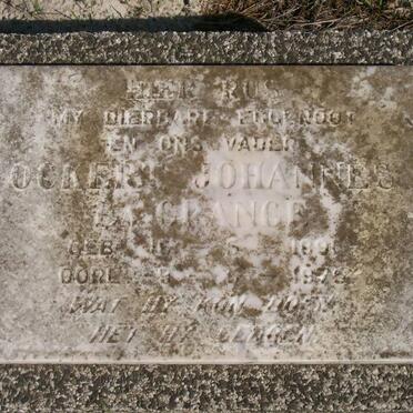 GRANGE Ockert Johannes, la 1891-1976