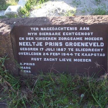 GROENEVELD Neeltje nee PRINS 1887-1944