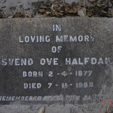HALFDAN Svend Ove 1877-1953