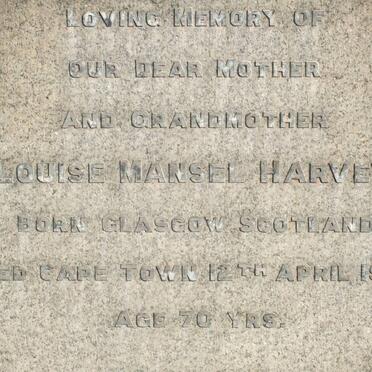 HARVEY Louise Mansel -1953