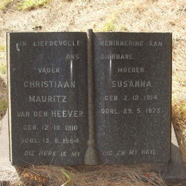 HEEVER Christiaan Mauritz, van den 1910-1954 &amp; Susanna 1914-1973