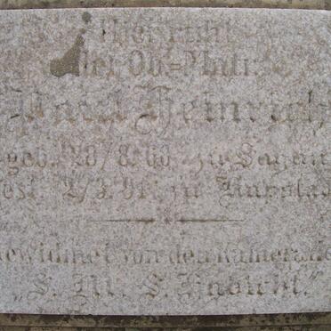 HEINRICH ? 1868-1901