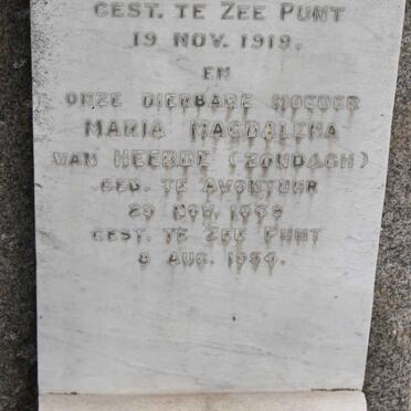 HEERDE Hendrik, van 1857-1919 &amp; Marie Magdalena ZONDAGH 1869-1954 