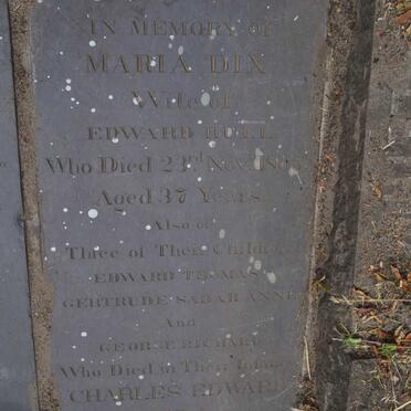 HULL Maria Dix -1865 :: HULL Edward Thomas :: HULL Gertrude Sarah Anne