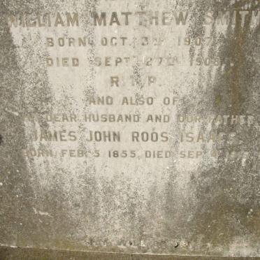 ISAACS William W. 1890-1892 :: ISAACS Victor A. 1894-1895