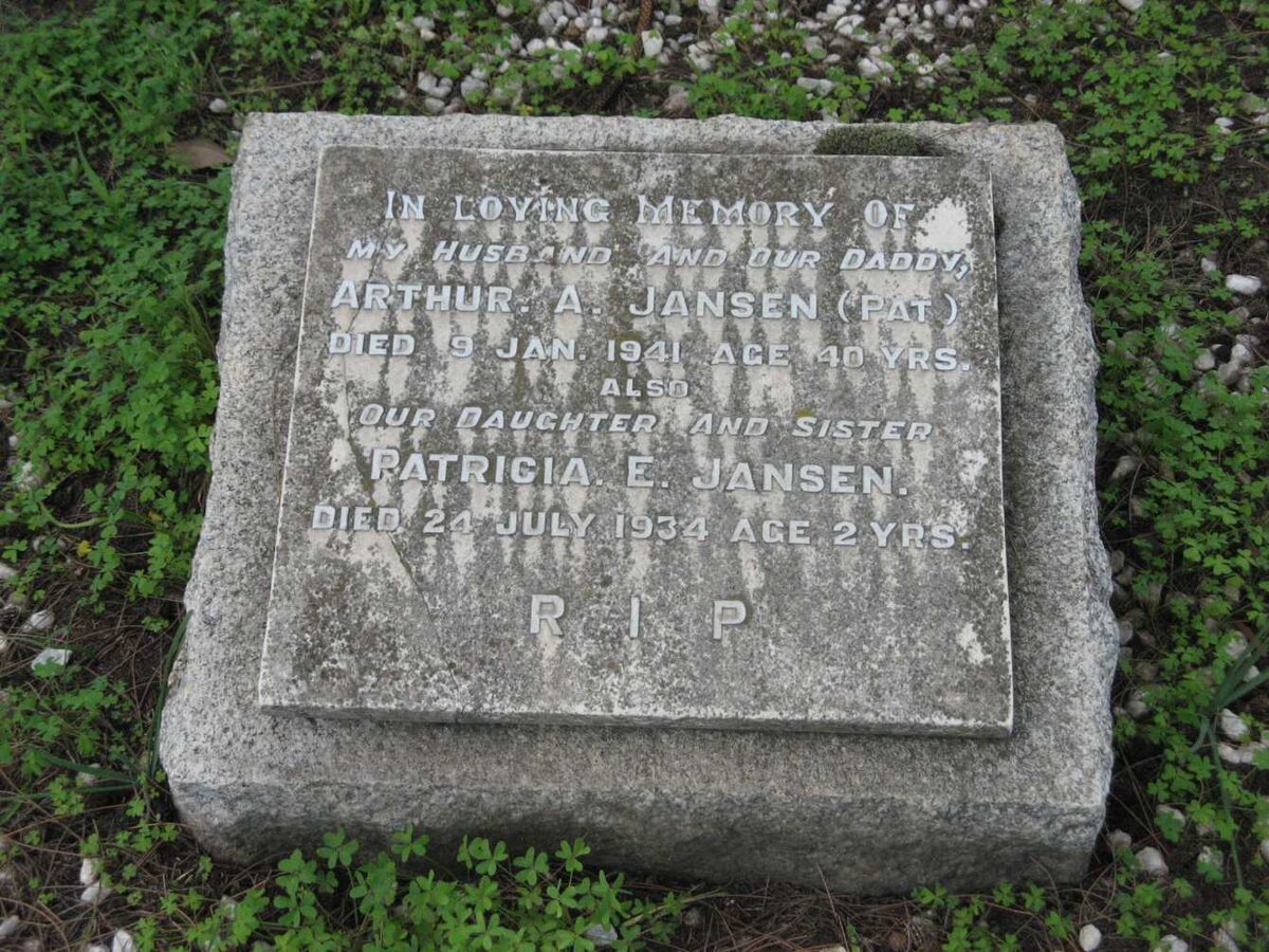 JANSEN Arthur A. -1941 :: JANSEN Patricia E. -1934
