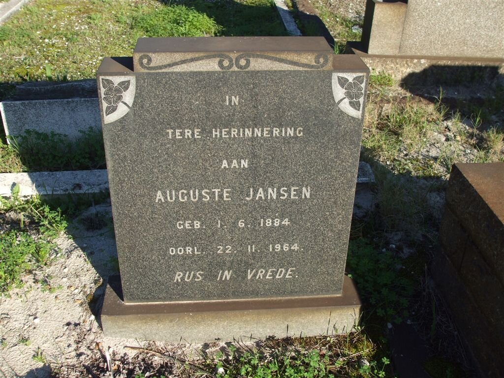 JANSEN Auguste 1884-1964