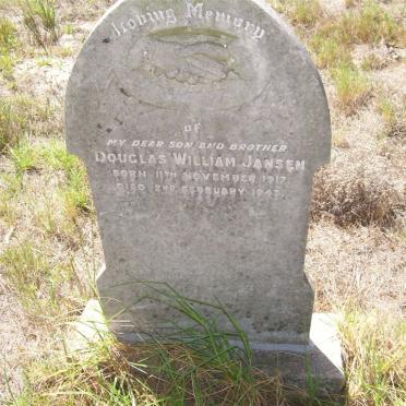 JANSEN Douglas William 1917-1943