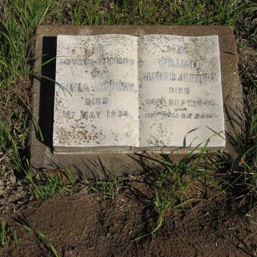 JEFFERY William Alfred -1940 &amp; Anna -1934