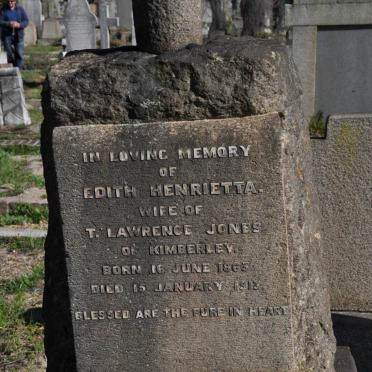 JONES Edith Henrietta 1863-1913