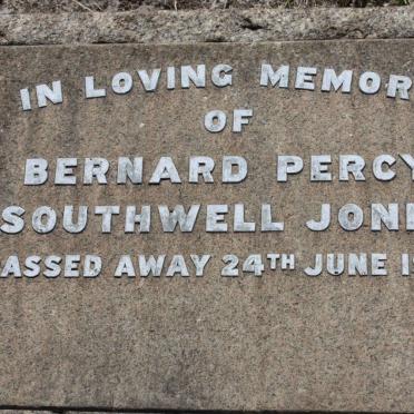 JONES Bernard Percy Southwell -1953