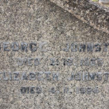 JOHNSTON Cedric -1989 :: JOHNSTON Elizabeth -1948?