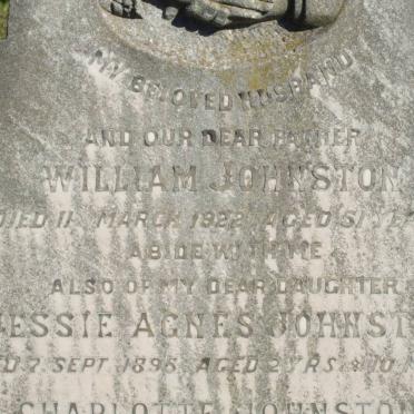 JOHNSTON William -1922 :: JOHNSTON Jessie Agnes -1895