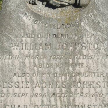 JOHNSTON William -1922 :: JOHNSTON Jessie Agnes -1895
