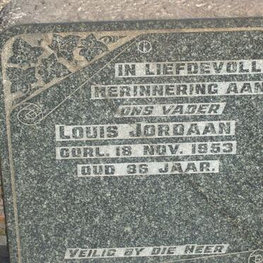 JORDAAN Louis −1953