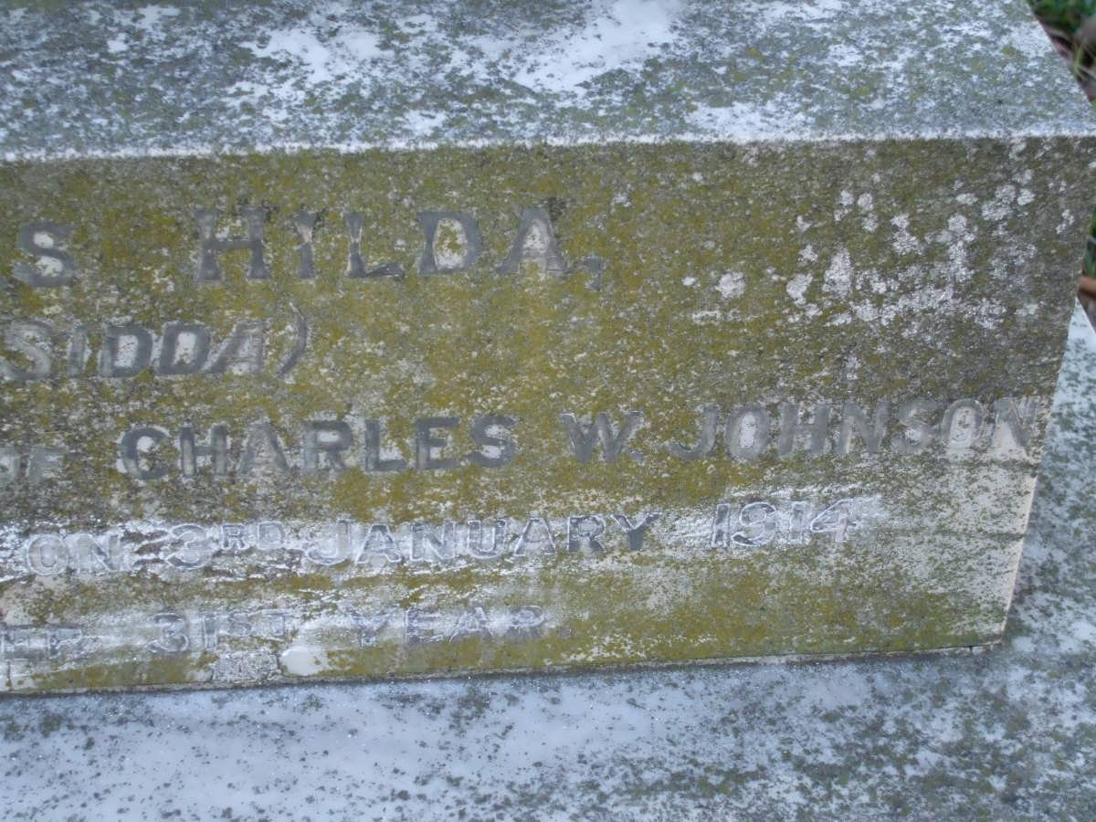 JOHNSON Agnes Hylda nee SIDDA -1914