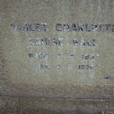 JOHN Violet Charlotte Louise nee BALL 1907-1976
