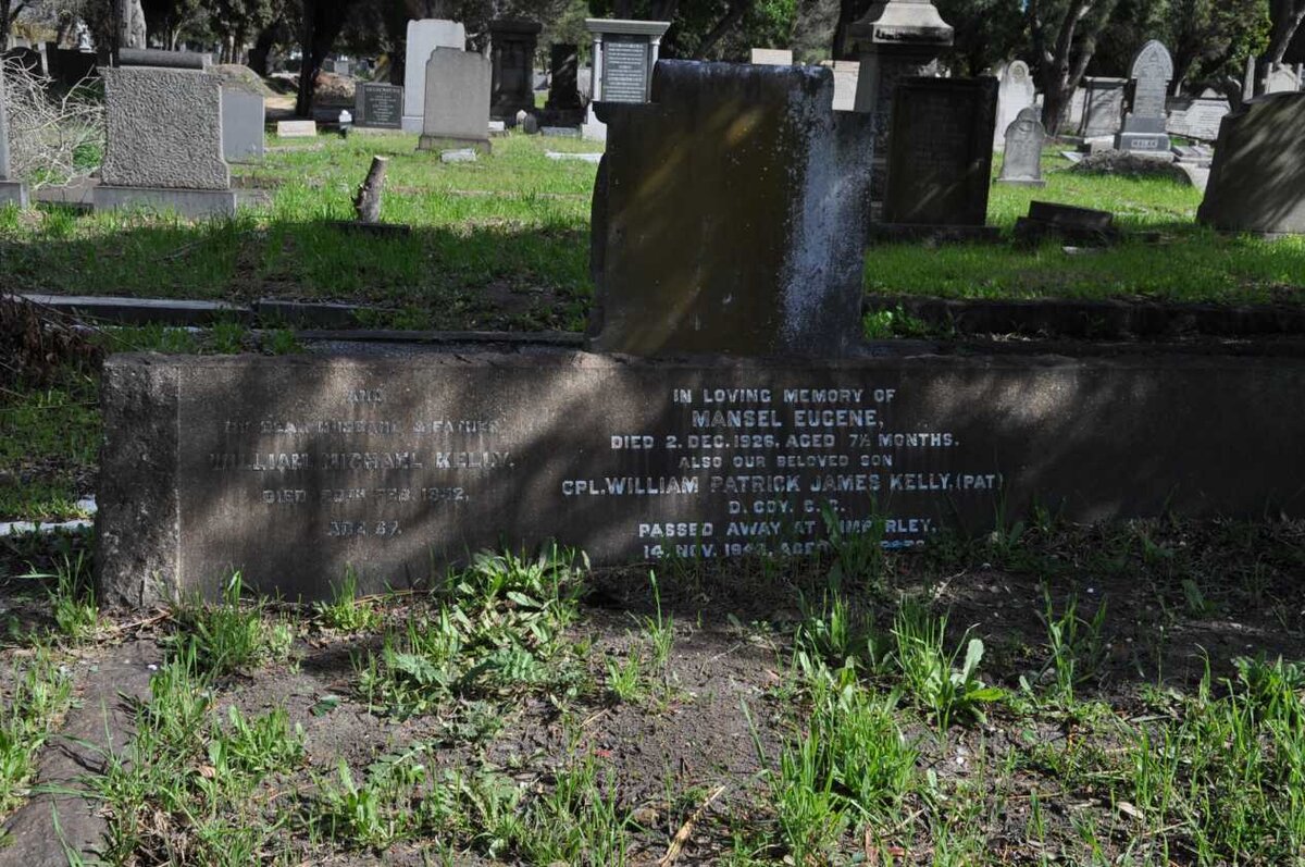 KELLY William Michael -1952 :: KELLY Mansel Eugene -1926 :: KELLY William Patrick James -1943