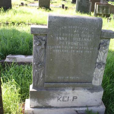 KEMP Anna Susanna Petronella nee COLYN 1886-1949