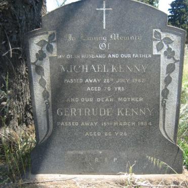 KENNY Michael -1962 &amp; Gertrude -1964