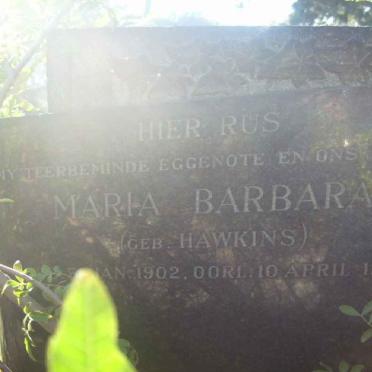 KENNY Maria Barbara nee HAWKINS 1902-1957