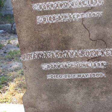 KENNEDY Johanna Adriana Ruth 1899-1900