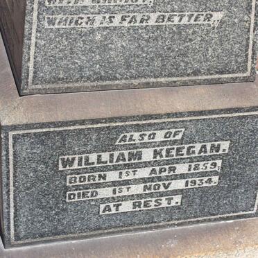 KEEGAN William 1859-1934