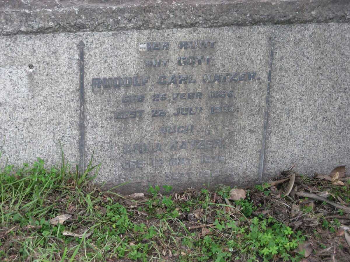 KATZER Rudolf Carl 1866-1933