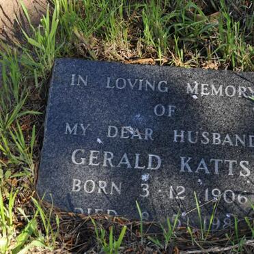 KATTS Gerald 1906-198?