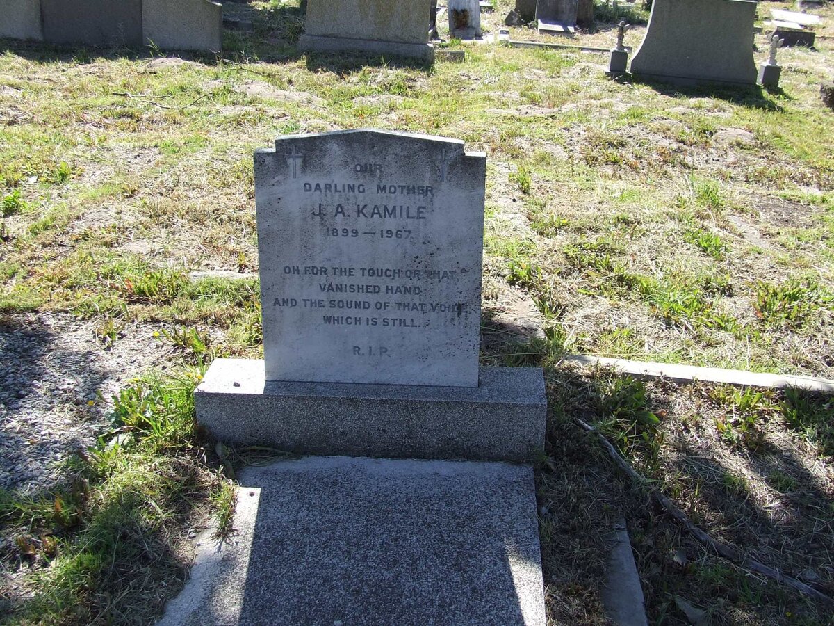 KAMILE J.A. 1899-1967