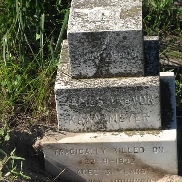 KANNEMEYER James Trevor -1972