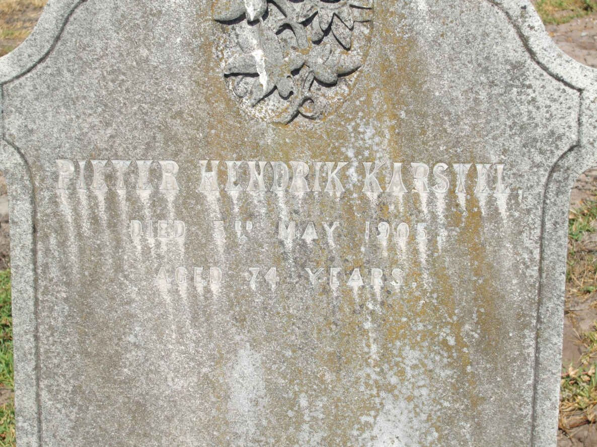 KARSTEL Pieter Hendrik -1905
