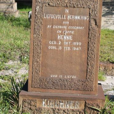 KIRCHNER Hennie 1899-1947