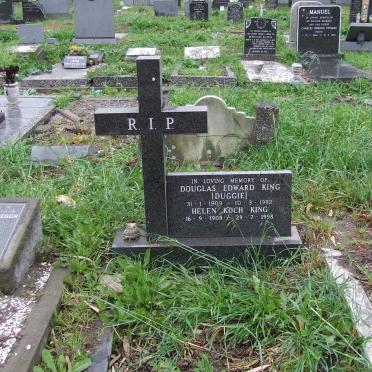 KING Douglas Edward 1909-1982 &amp; Helen Koch 1909-1998